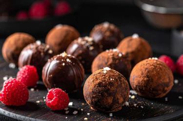 Receta de trufas de chocolate con licor para regalar el 14 de febrero