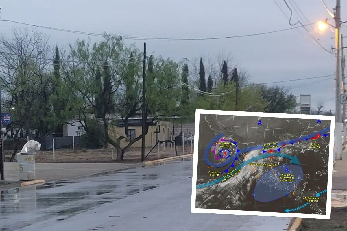 Clima en Coahuila: pronostican lluvias, vientos fuertes y posible granizo