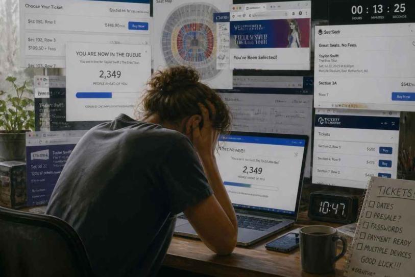 Simuladores web para practicar la compra de boletos de concierto; a prueba de la fila virtual